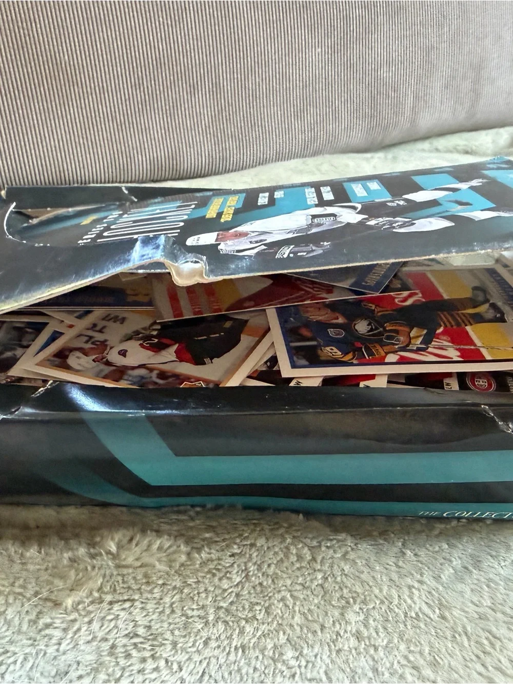 VYG 90s Opened Upper Deck Series Two Hockey Card Box